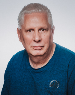 Portrait von Karls-Heinz, Techniker im Zentrum für Infektiologie